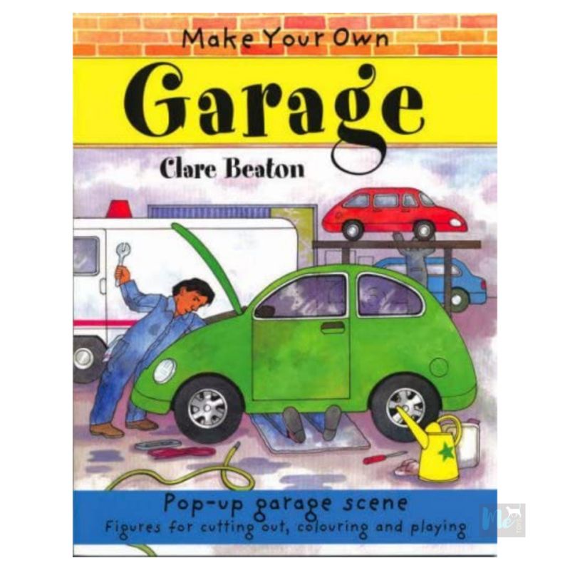 Buku Kreasi Anak | Make Your Own Garage | Pop up Garage Scene