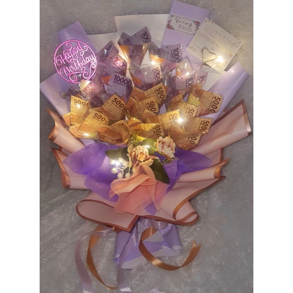 

bouquet ( Harga Full jasa+pemakaian uang sesuai Gambar)