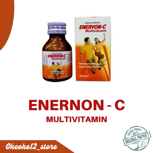 Enervon-C Multivitamin isi 30 tablet Suplemen Daya Tahan Tubuh