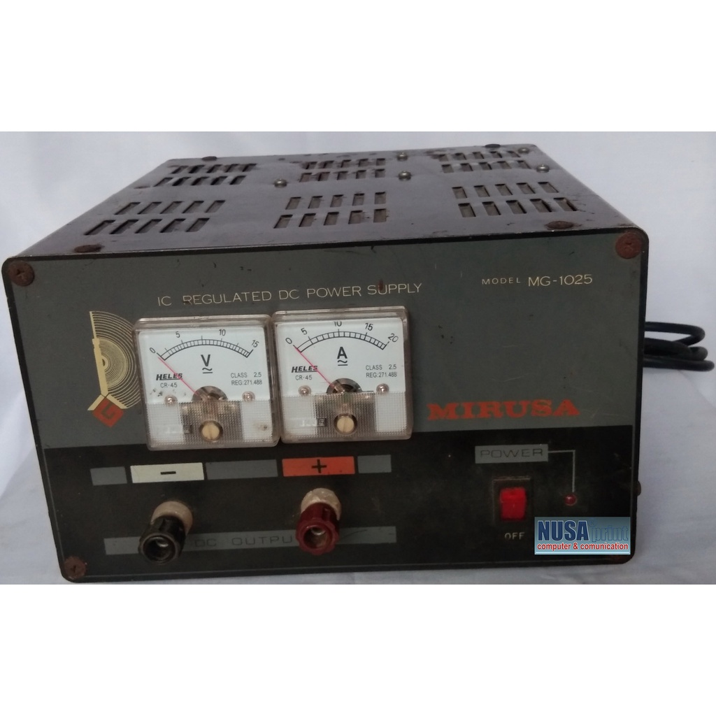 MIRUSA DC Power Supply MG 1025 25A Bekas