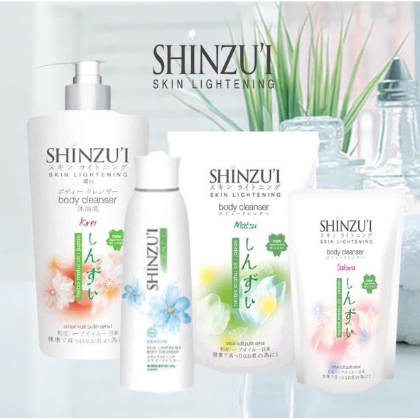 ✿ELYSABETHME✿ shinzui Body cleanser (200ml) sabun cair memutihkan kulit badan moist lembut matsu kirei