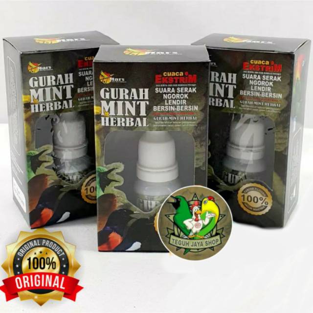GURAH MINT HERBAL OBAT BURUNG SEGALA JENIS