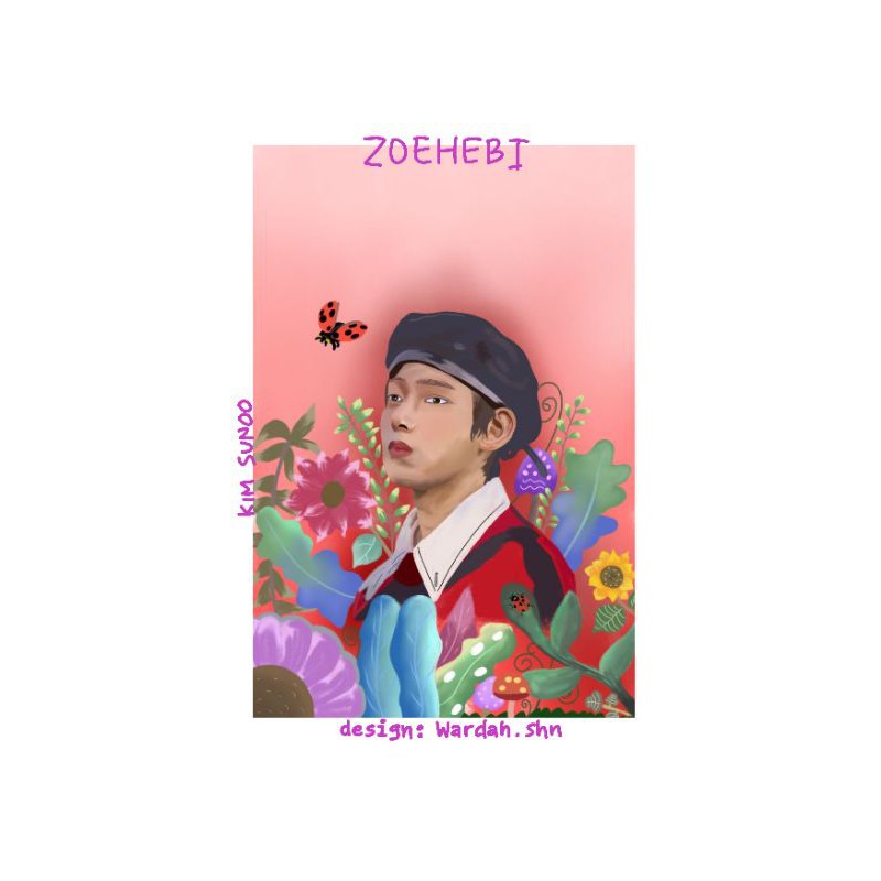 

Kim Sunoo Fanart postcard art paper