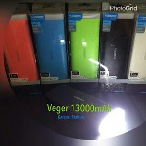 POWERBANK VEGER 13000MAH 13.000MAH ORIGINAL