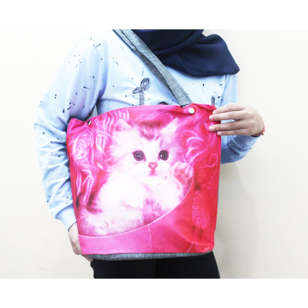 Tote Bag Lebar Tas Tote Perempuan Tote Bag Murah Tote Bag Bahan Kanvas Keren Tote Bag Bergambar