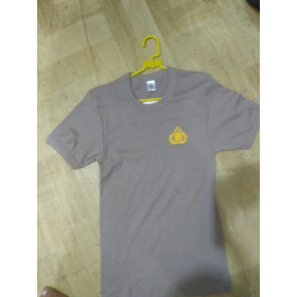 KAOS POLISI LOGO BORDIR