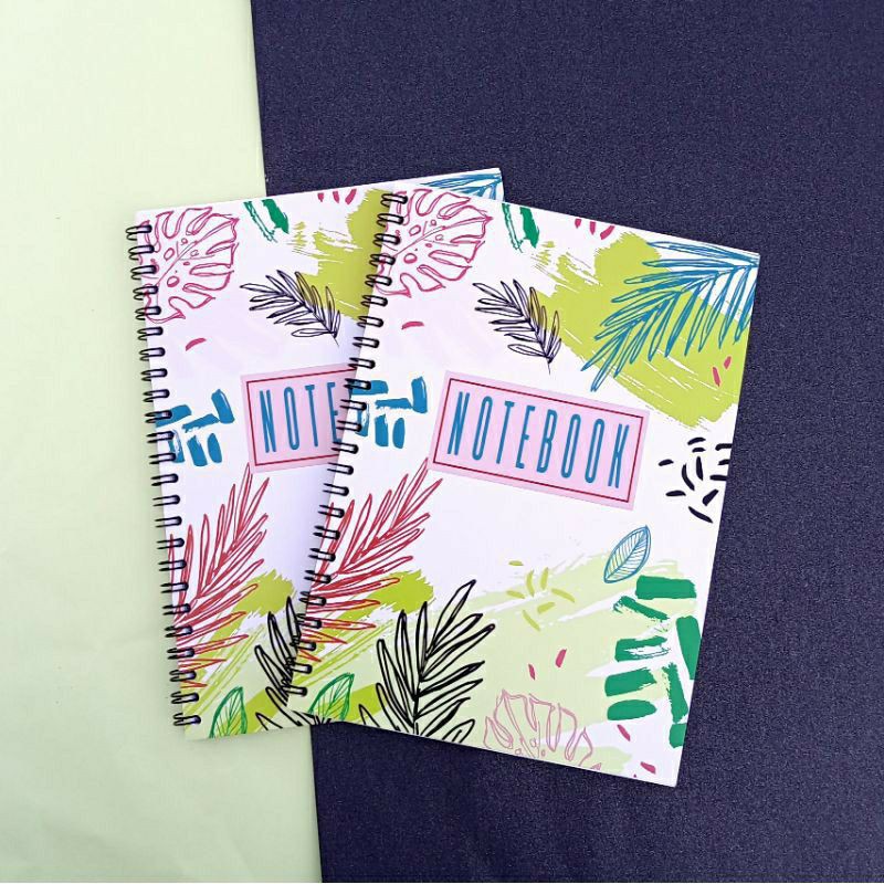 

NOTEBOOK COVER FULL COLOR/NOTEBOOK SPIRAL A5/GRID/DOT/LINE/BLANK/JOURNAL HVS/BOOKPAPER MURAH