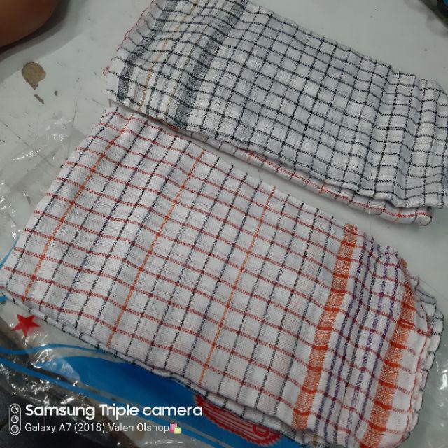 Serbet Dapur -1 Set Serbet Tangan Murah Meriah - Kain Lap 1 Lusin