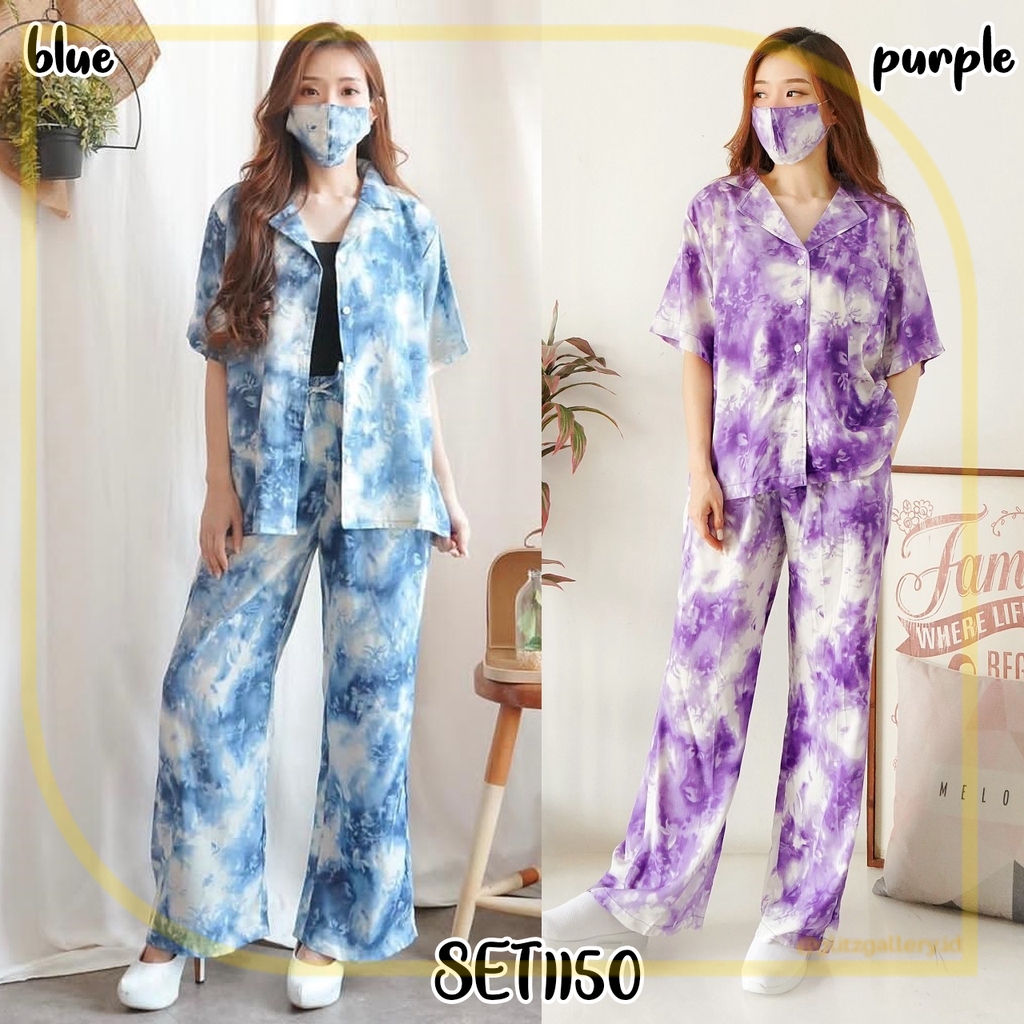 

(glitzgallery.id) 1150 one set tiedye terlaris