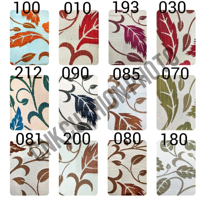 BAHAN KAIN ATEJA FABRIC MOTIF BUNGA - ARASIA (Sofa, Meubel, Tas, Fashion)