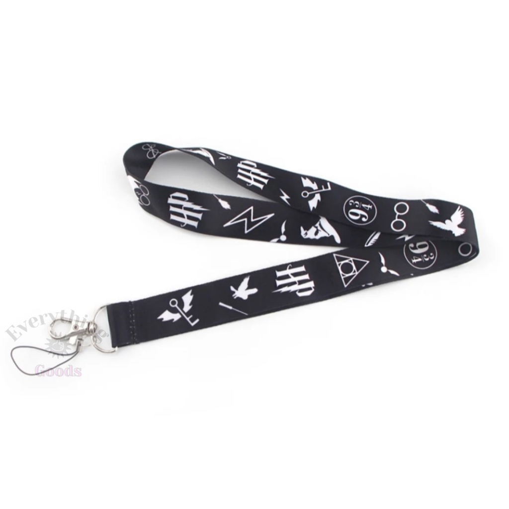 

Everything Goods - LY000042 Harry Potter Black Tali Lanyard Name Tag Lucu