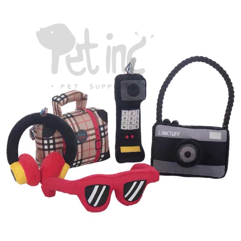 K9tuff travel set squeaky toy (isi 5 pcs)