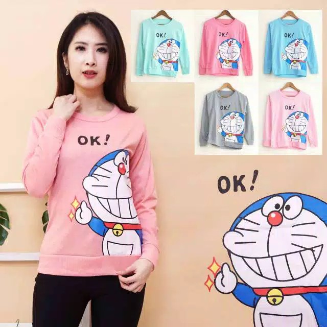 blinqshop SWEATER MOTIF DORAEMON