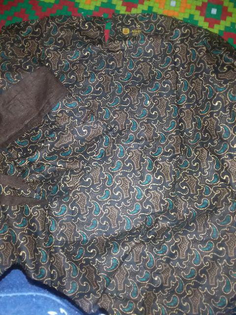 Maura Couple - Sania Ruffle Batik Couple Ori Ndoro Jowi Dnt Batik Tanah Abang Grosiran Baju Wanita