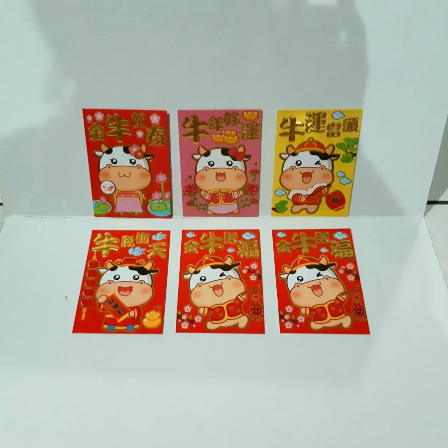 

angpao imlek 2021 shio kerbau LL0390 termurah premium