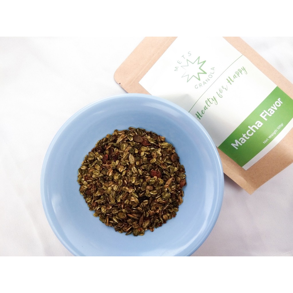 

GRANOLA 100 GRAM MATCHA CRUNCHY METS