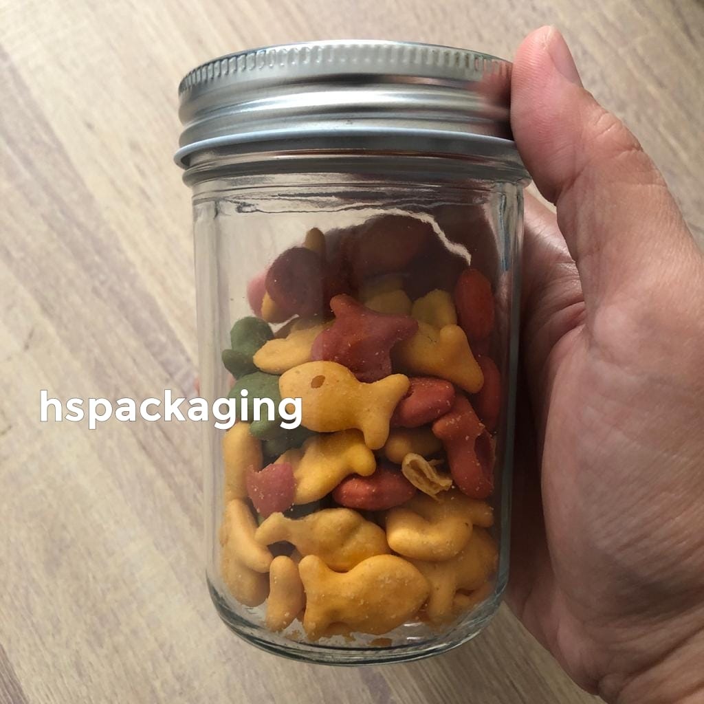 TIPE TINGGI 250 ml Jar Kaca / Glass Jar Tall 250ml  tutup stainless