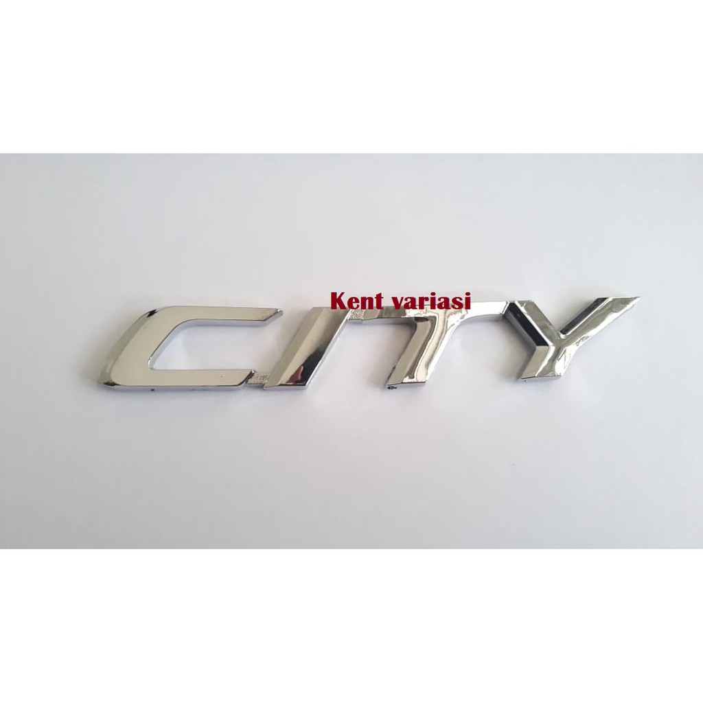 Emblem Honda A.N City Chrome