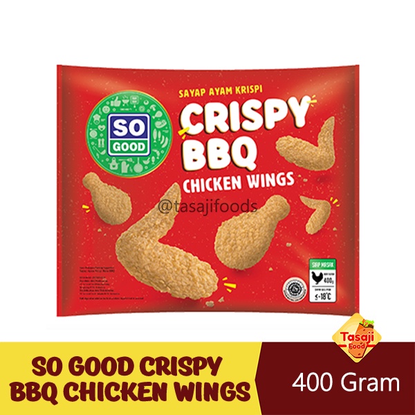 So Good Crispy BBQ Chicken Wings / Sayap Ayam Krispi BBQ 400 gr