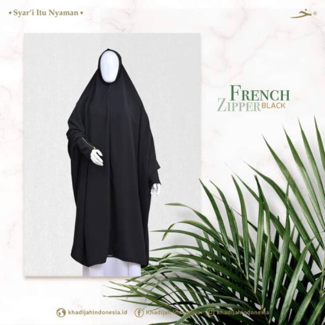 Preloved French Zipper Khimar