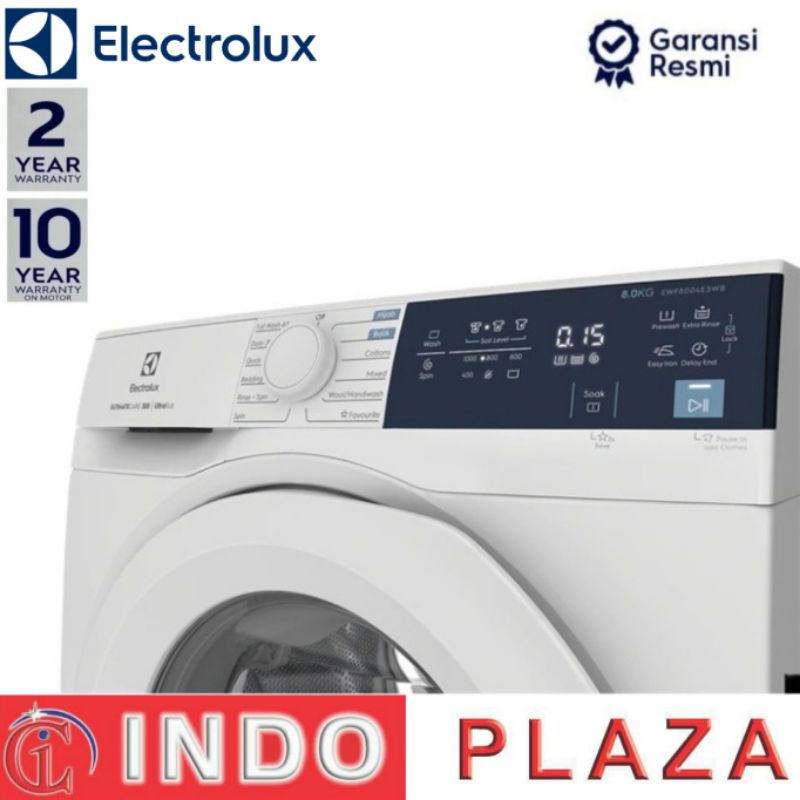 MESIN CUCI ELECTROLUX EWF8004E3WB FRONT LOADING 8 Kg ULTRAECO