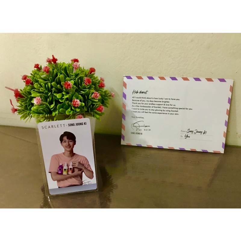 Photo Card Song Joong Ki Original Scarlett