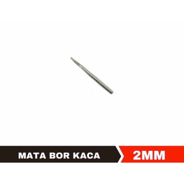 Mata Bor Kaca Akik Batu 2mm Panjang 45mm