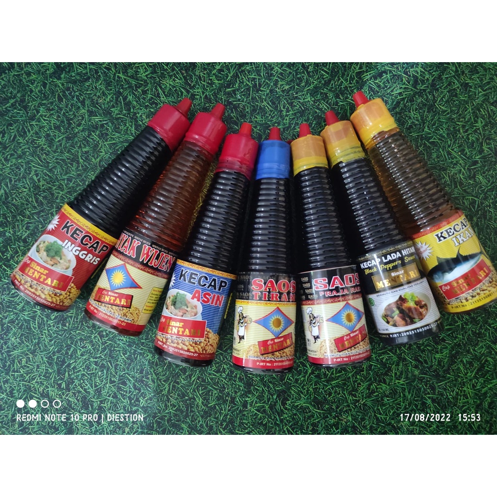 Paket Hemat 2 Isi 7 [Minyak Wijen, Kecap Inggris, Kecap Ikan, Kecap Asin, Kecap Lada Hitam, Saos Tiram, Saos Rajarasa]