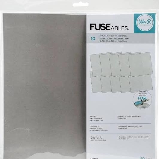 

~@~@~@~@] We R memory keepers Fuseables clear sheets