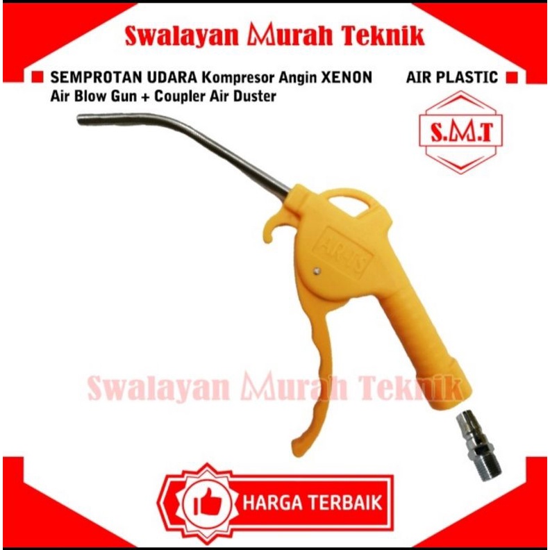 Jual Xenon Orange Air Blow Gun Pistol Angin Udara Kompresor Compressor Coupler Air Duster