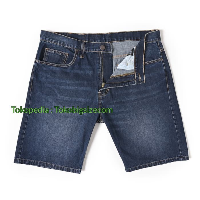 Xrb6 Celana Jeans Levis 501 Bioblit Scraf / Slimfit / Original  ZA418 Eastlore Denim Short Pant Bi
