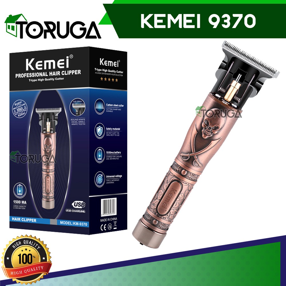 Kemei 9370 Hair Clipper Trimmer Detailing Alat Cukur Original Hair Tatto