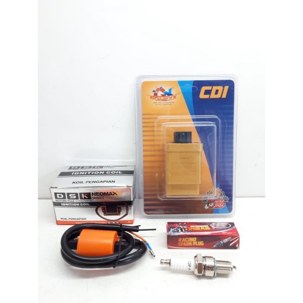 PAKET CDI RACING GOMEX VEGA ZR JUPITER Z NEW 2011 MIO GARNIS 5 D9 COIL RACING