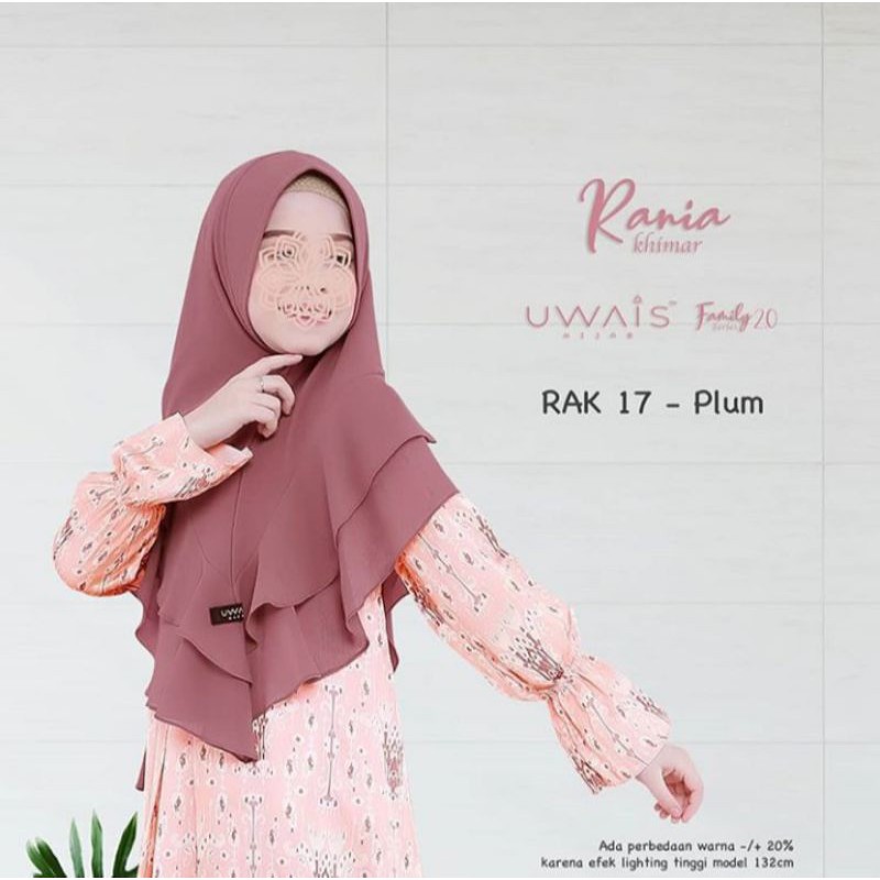 Raniya/rania khimar kids by uwais hijab