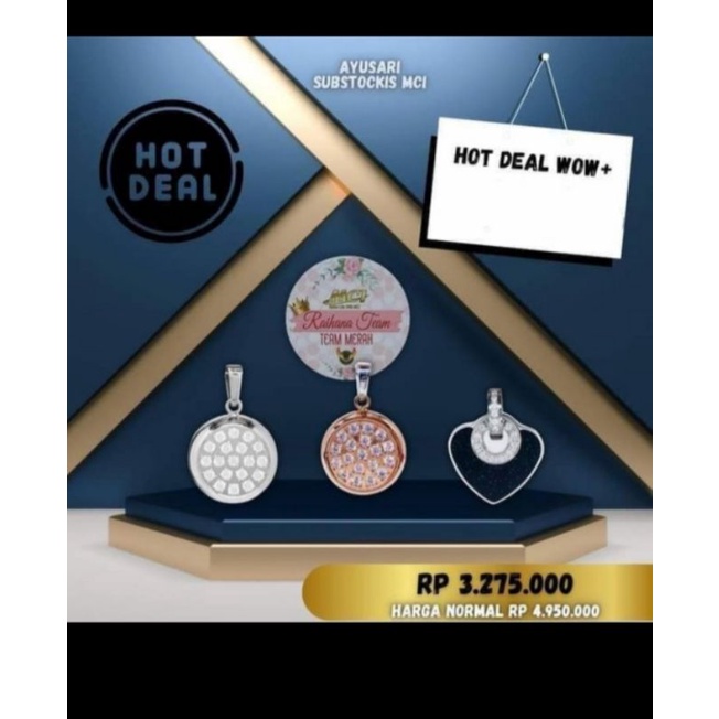 kalung kesehatan MCI original 100% paket murah WOW plus 3 ORI