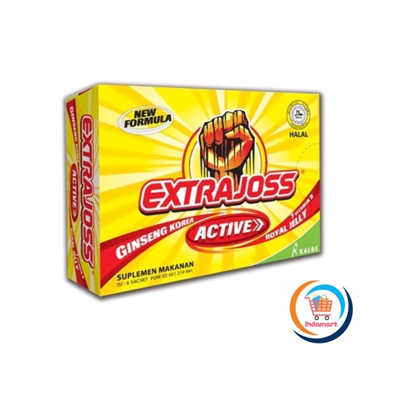 Extra Joss Active Sachet - 1 box isi 12 pcs