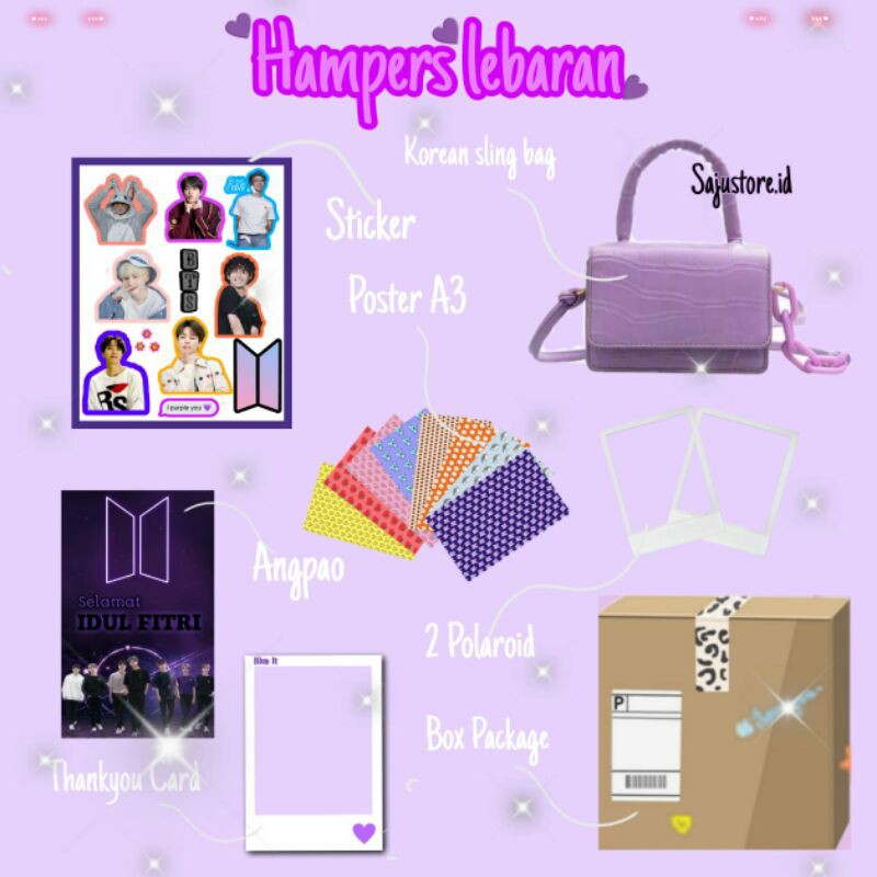 

HAMPERS LEBARAN {BTS} BERHADIAH AMPAO....