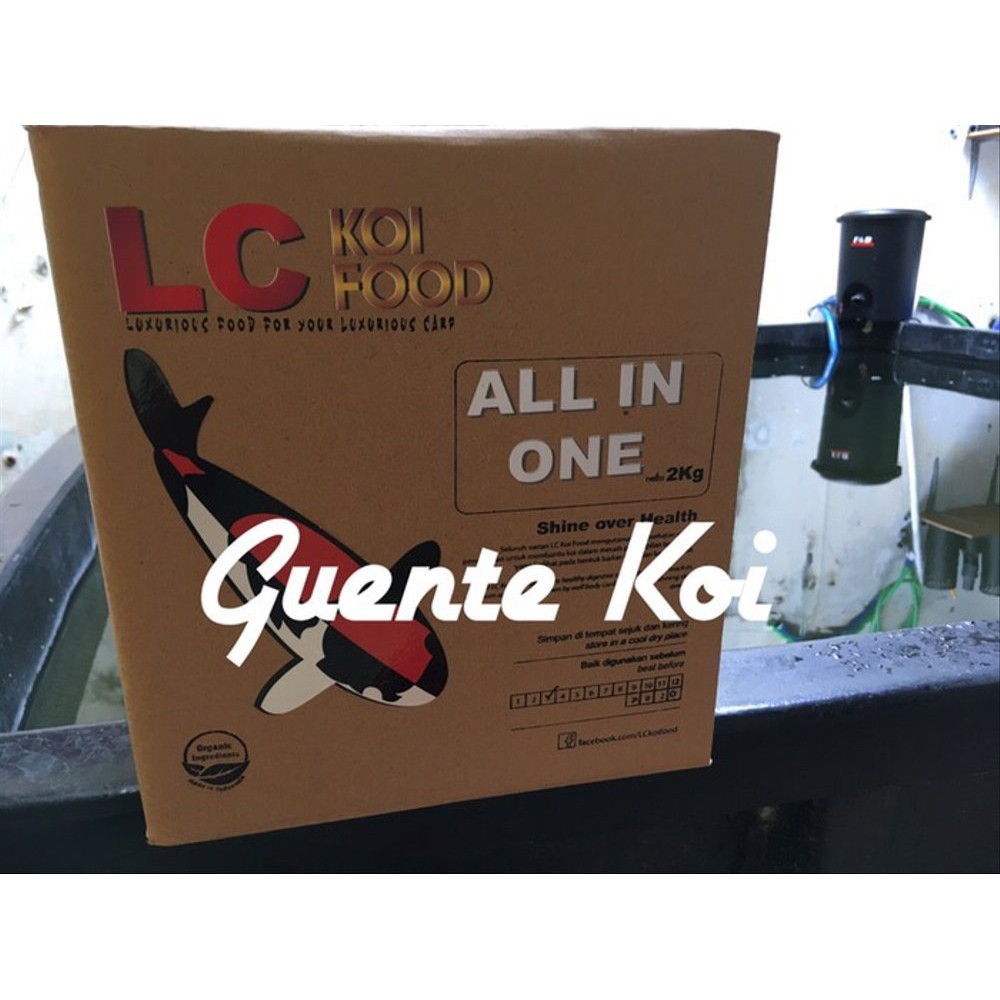 Pakan Ikan Koi Pakan Koi LC Koi Food All In One Ukuran Medium 5mm Floating