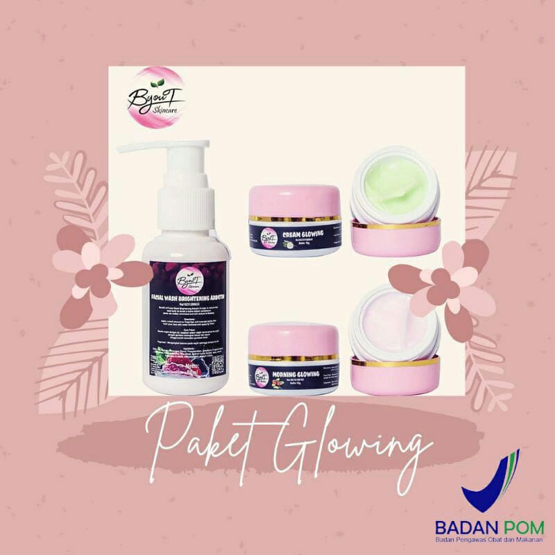 [COD] [TERLARIS] PAKET GLOWING BYOUT SKINCARE BPOM