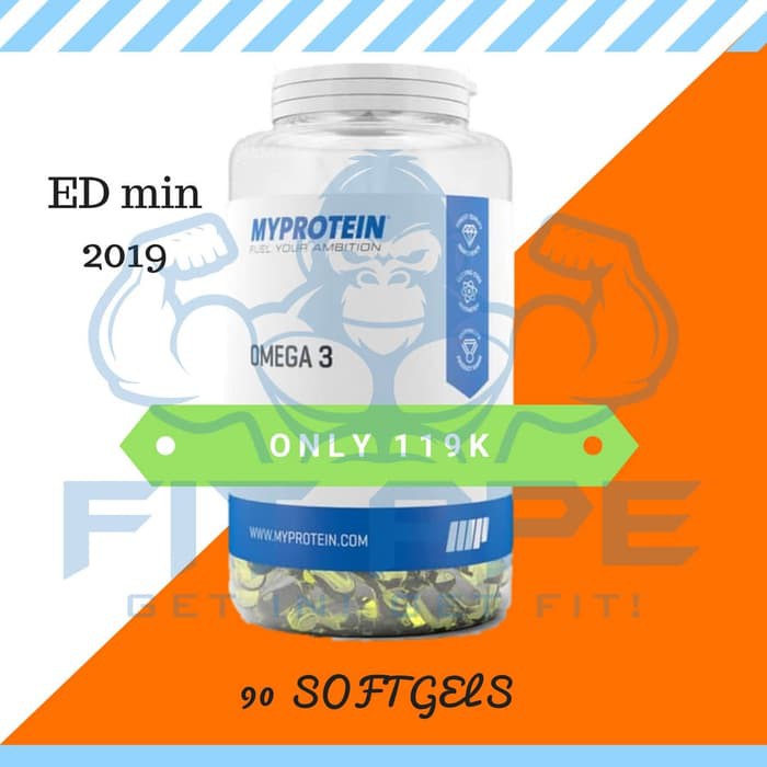 Jual MyProtein Omega 3 isi 90 Softgels Import from UK Shopee Indonesia