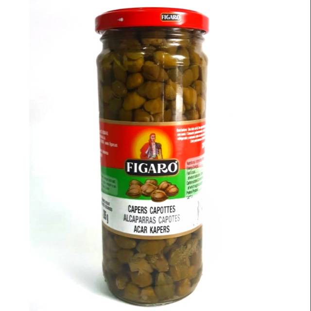 Figaro Capers (acar kapers) 450 gr / Figaro capote Cappers. kapers