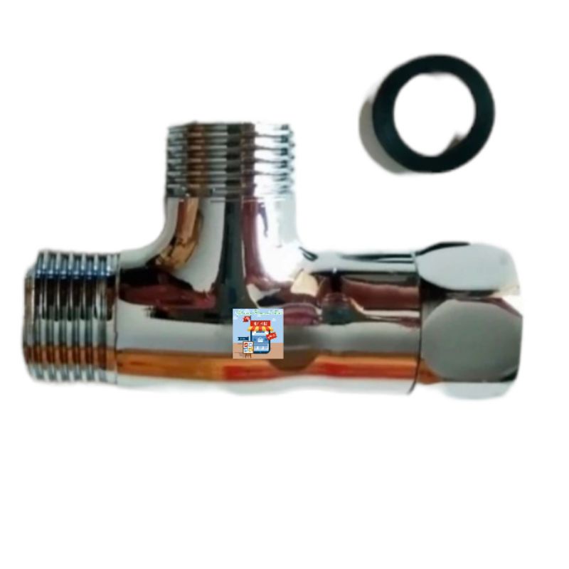 NEPEL T SAMBUNGAN KOMBINASI KRAN CLOSET SHOWER