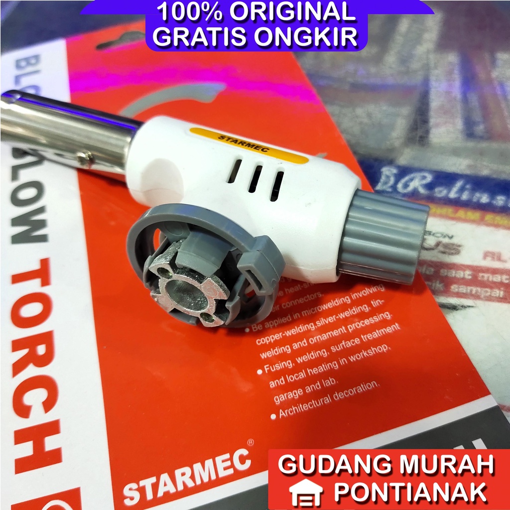 KEPALA LAS TORCH BTA-101 | GAS TABUNG KECIL | KEPALA HI COOK KEMPING | ALAT BAKAR MAKANAN / DAGING