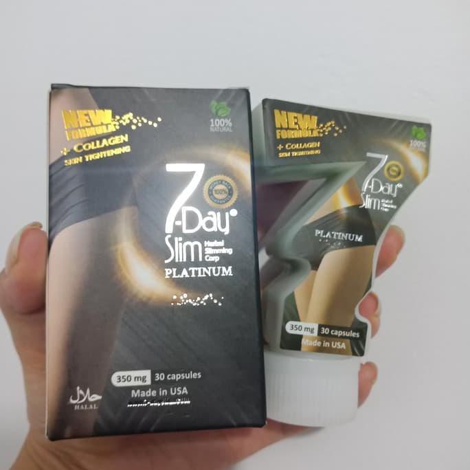 7 DAY SLIM PLATINUM ORI ORIGINAL ASLI 7-DAY 7-DAYS DAYS SLIMMING SEVEN