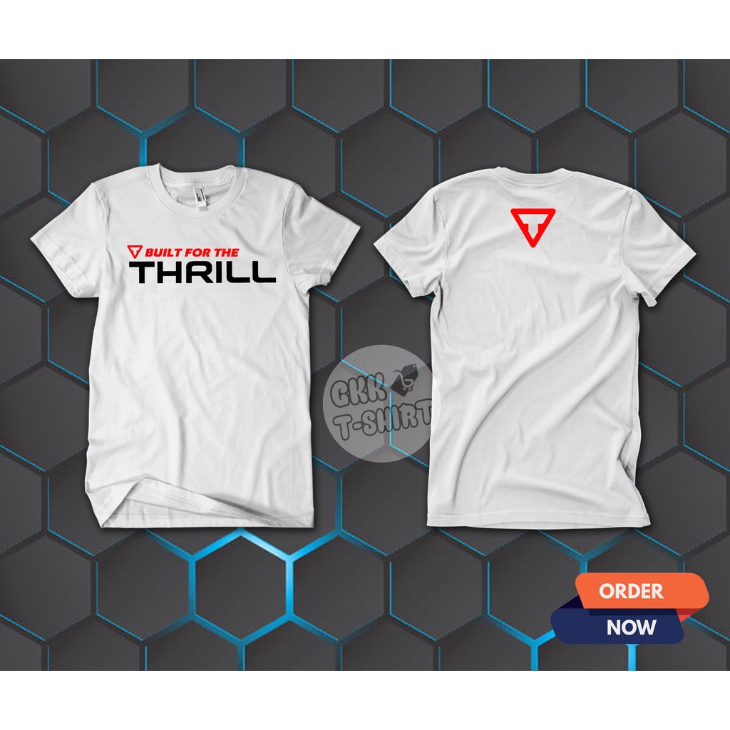 KAOS SEPEDA THRILL BUILT FOR THE THRILL BAJU SEPEDA JERSEY MTB