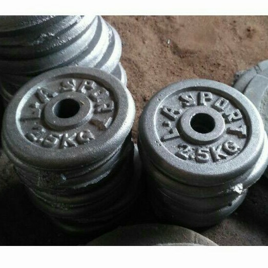 Plate Beban Barbell Dumbell 2,5 kg