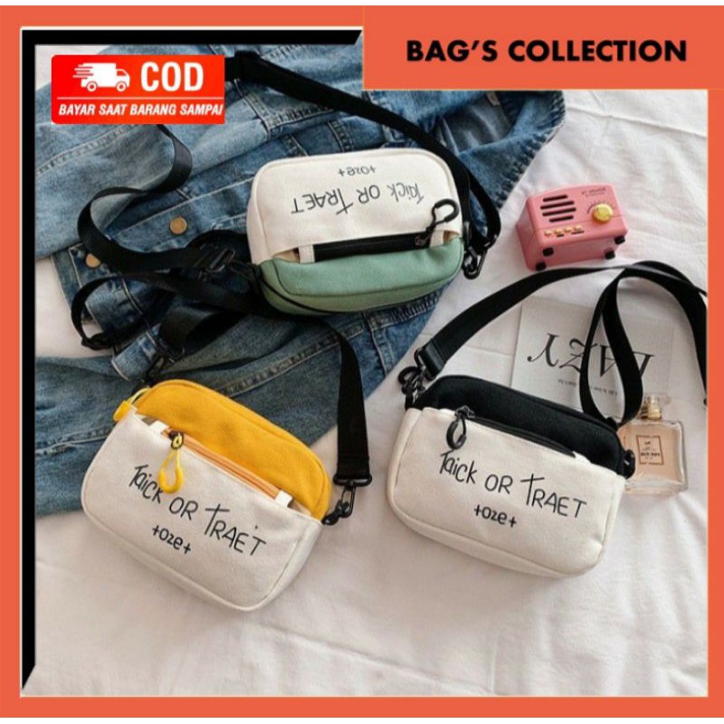 TAS SELEMPANG PEREMPUAN TAICK OR TRAET/TAS SELEMPANG KOREA