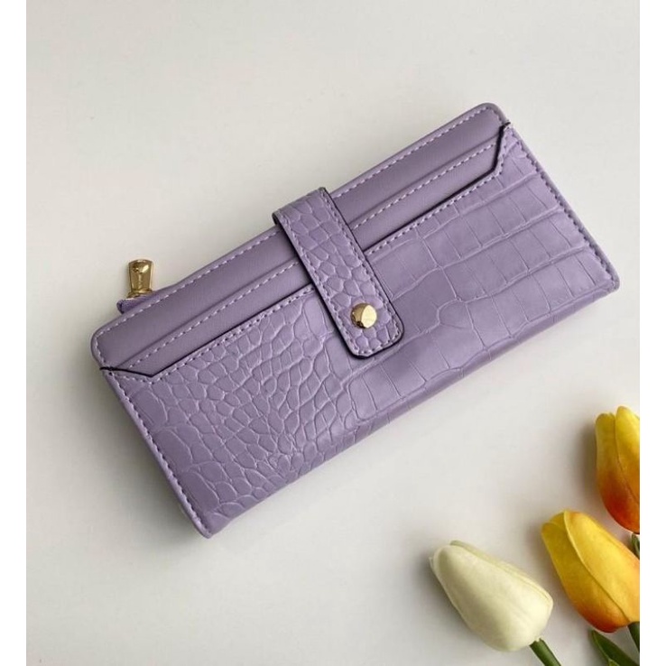 Nicole Wallet Jims Honey Dompet Panjang Croco Ringan Wanita