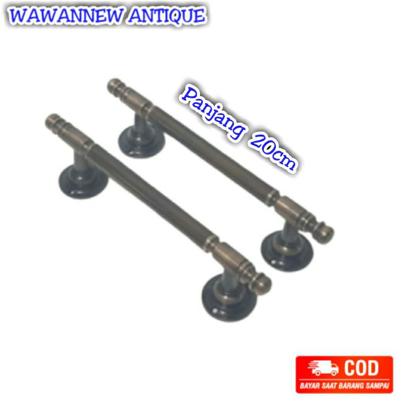 Handle / Tarikan Laci Lemari Jendela Pintu Rumah Kuningan Kitchen Set 20cm