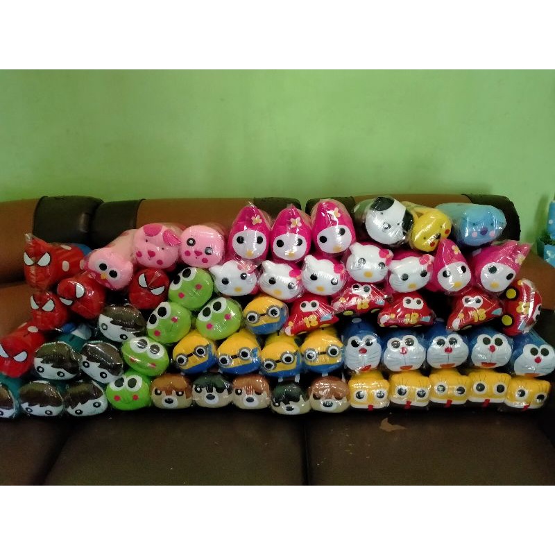 celengan karakter//celengan kain flanel//karakter unik kain flanel//celengan-4